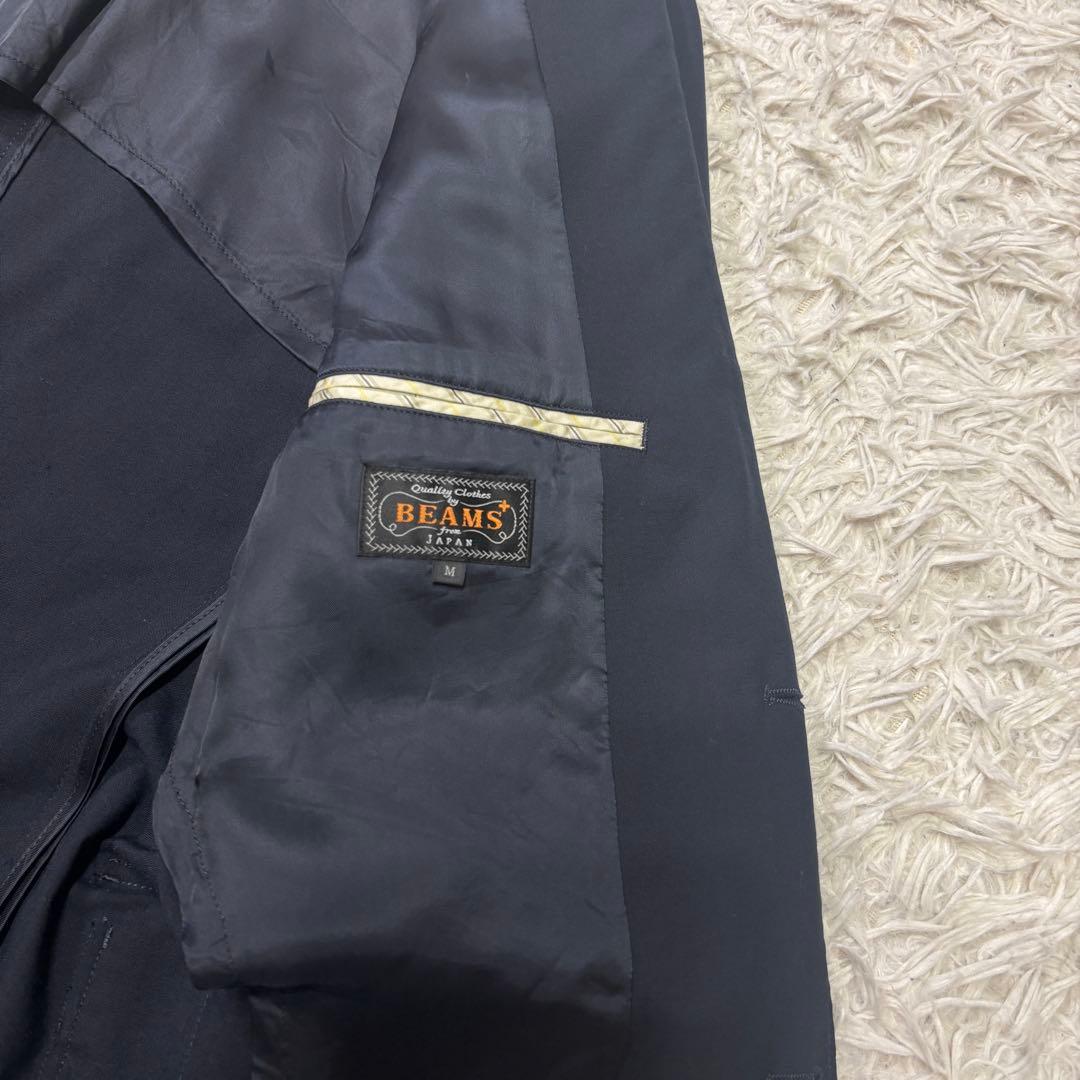 ◎極美品 ビームスプラス コンバットウール 金ボタン 紺ブレ CORDURA M
