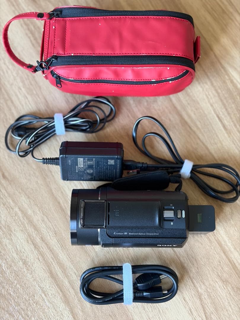 【美品】SONY FDR-AX45 4K ビデオカメラ ケース付き