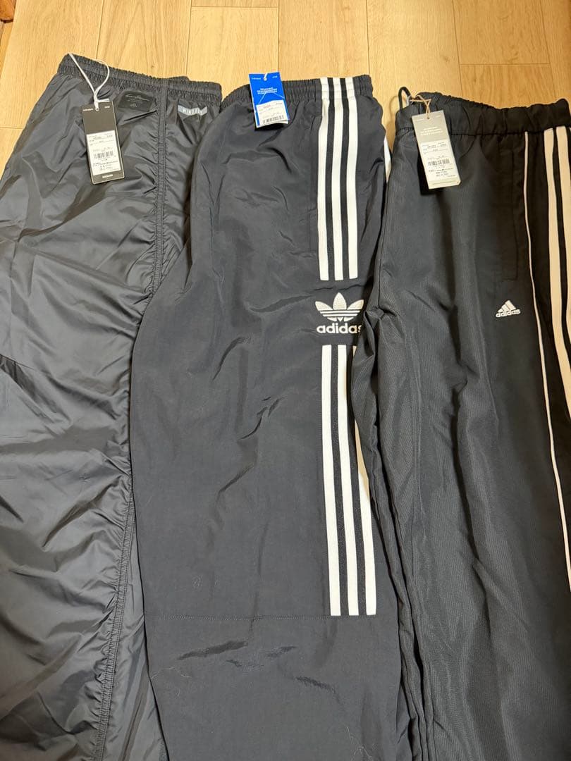 新品　adidas(アディダス) ナイロンパンツ　2XL 【3本セット価格】