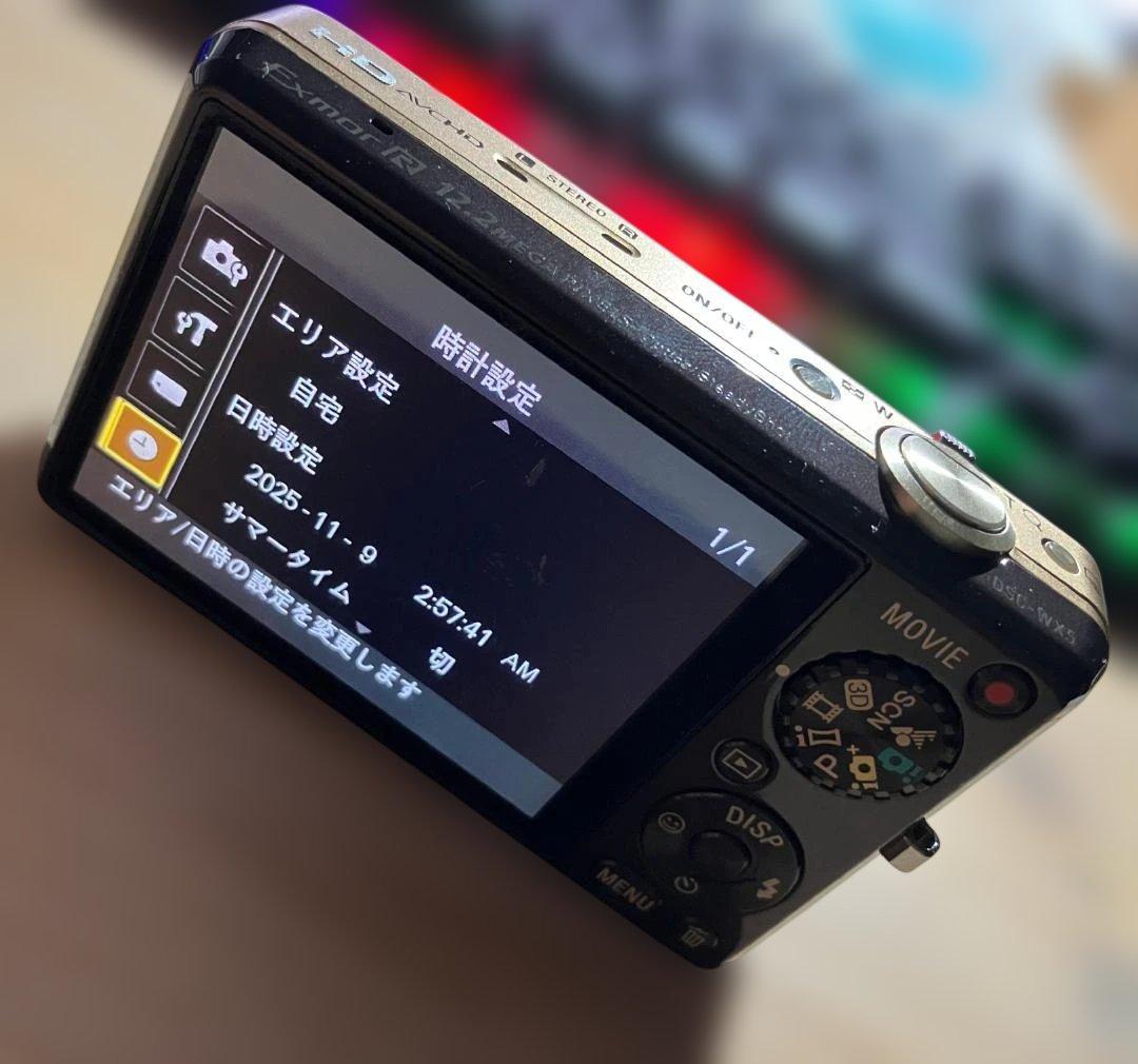 【SONY Cyber-shot 中古】DSC-WX5 ゴールド 動作確認済