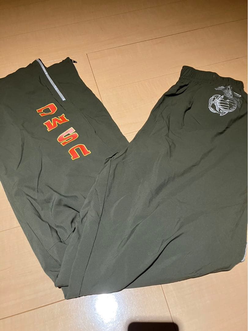 デッドストック米軍 USMC ニューバランス製トレーニングパンツ リフレクター