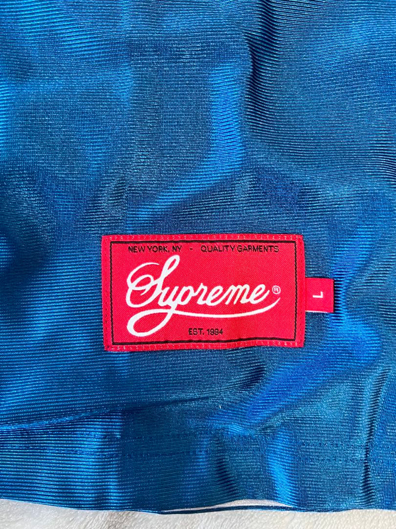 Supreme メッシュタンクトップ Lサイズ 青赤