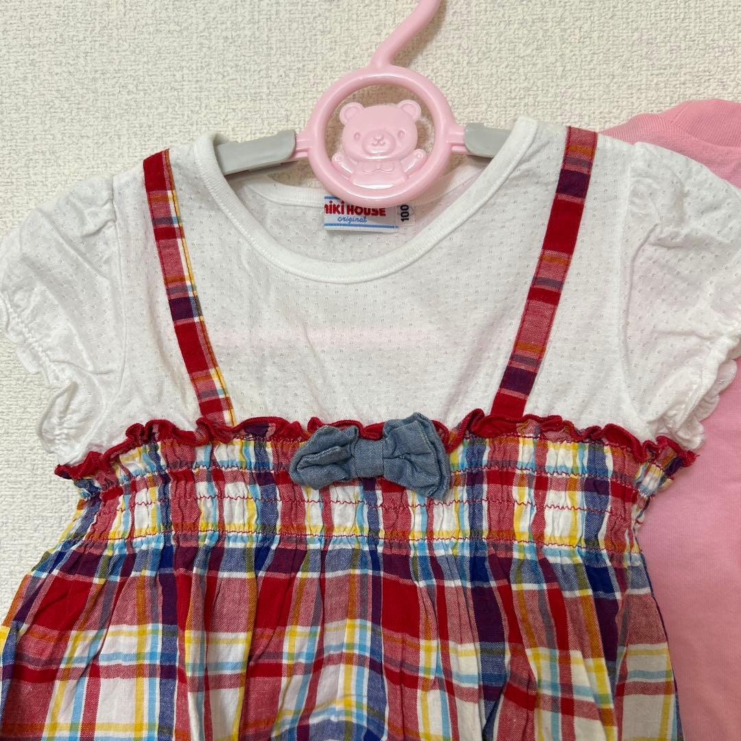 新品未使用⭐︎ミキハウス 女の子100cm⭐︎5点セット