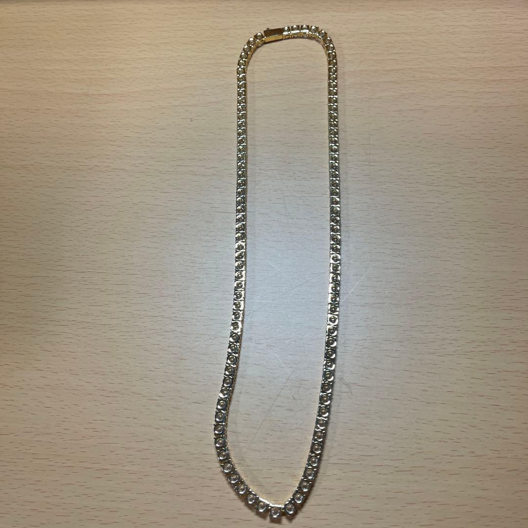 Luxury Tennis Necklace 5mm 56cm GOLD 金