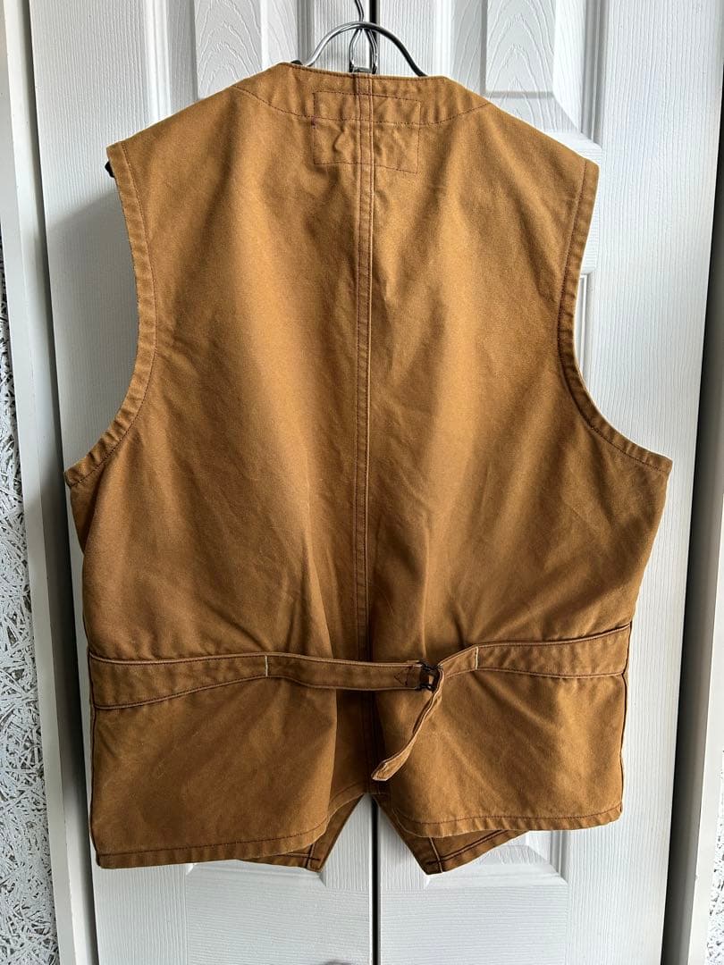 SUGAR CANEシュガーケーン ダックベスト ブラウン　サイズ42美品　東洋