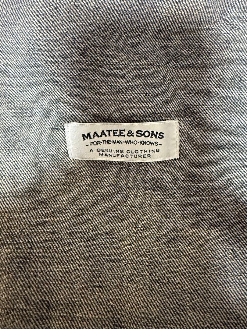 【MAATEE&SONS】デニム カバーオール