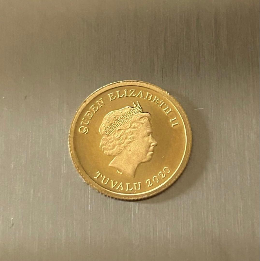 　金貨 1.2g 24金 純金 イエローゴールド　エリザベス　キャット　猫