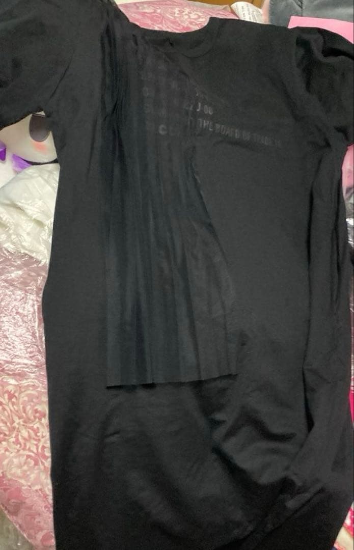 zucca ブラック Tシャツ ワンピースフリルデザイン