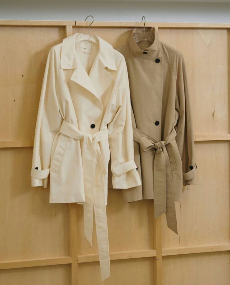 TODAYFUL Spring Short Trench ベージュ　36