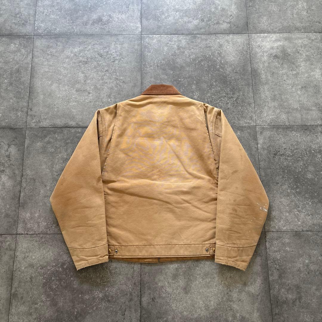 carhartt デトロイトジャケット　ブラウン　usa製 80s フェード