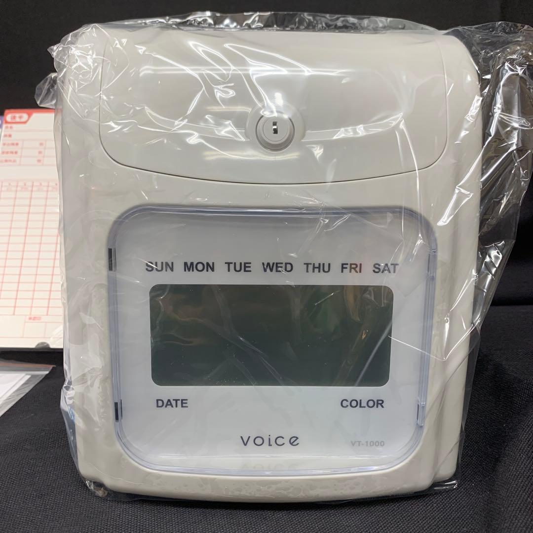 (4)K3【未使用品】VOICE タイムレコーダー VT-1000