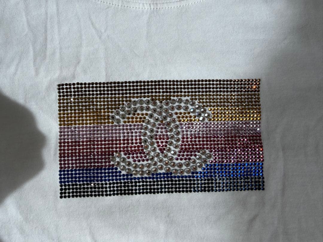 大特価‼️ CHANEL ココマーク ラインストーン 半袖Tシャツ ロゴ
