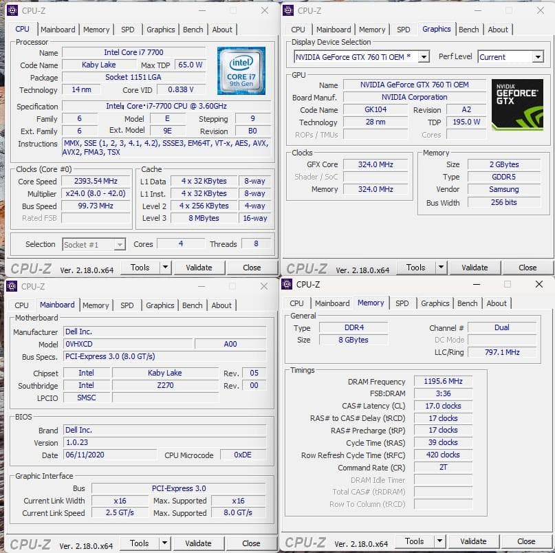 高性能!DELL XPS8920 i7-7700/Win11/Office/無線