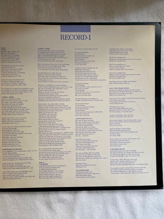 国内盤 David Bowie David Live LPレコード