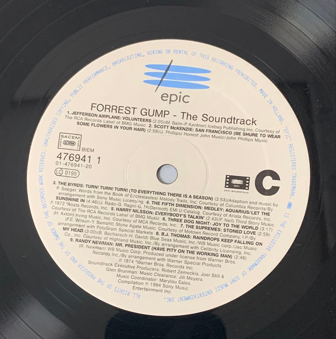 希少 サントラ Forrest Gump The Soundtrack