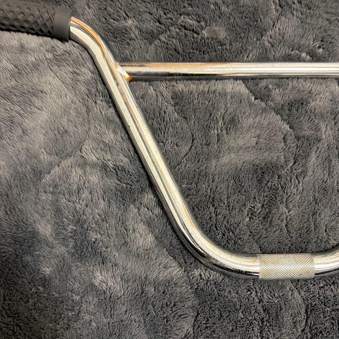 BMX ツーピース　ハンドル　シルバー　メッキ