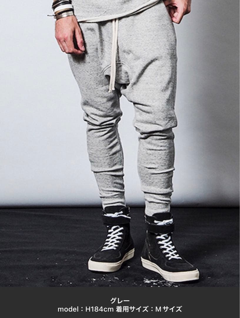 【美品】CHORD NUMBER EIGHT サルエルスウェットパンツ（M）