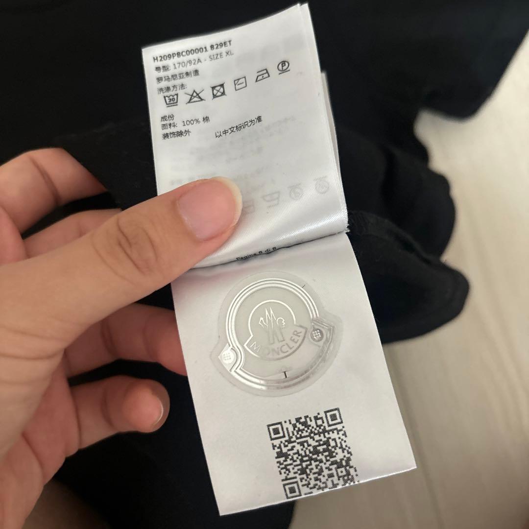 MONCLER 半袖Tシャツ ブラック