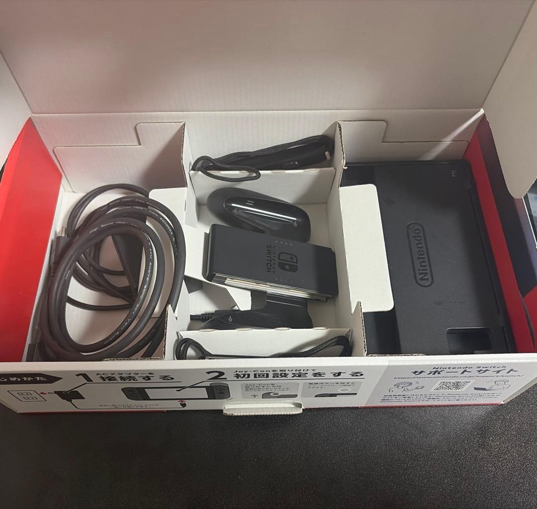 Nintendo Switch本体/箱、ケース、コントローラー、付属品付き