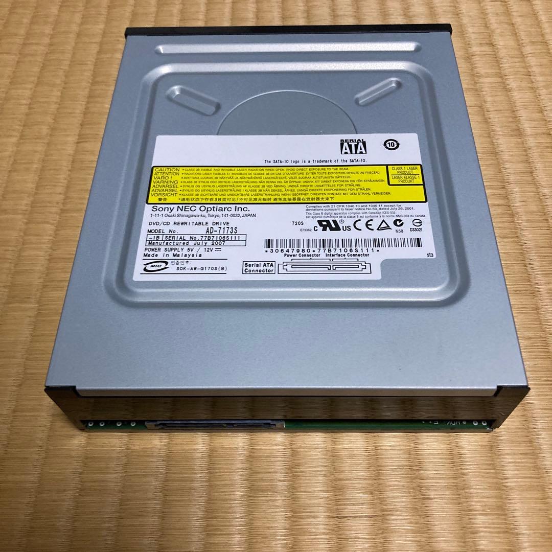 Sony NEC Optiarc AD-7173 内蔵型光学ドライブ