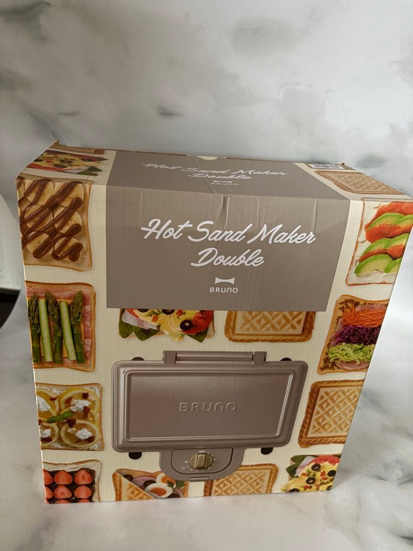 BRUNO ホットサンドメーカー ダブル　新品未使用品