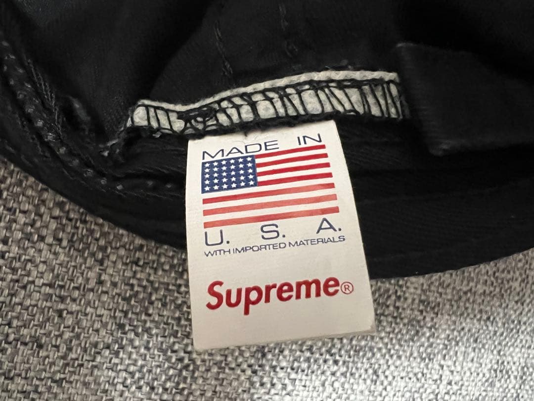 帽子 Supreme Splatter 6 Panel Cap Black