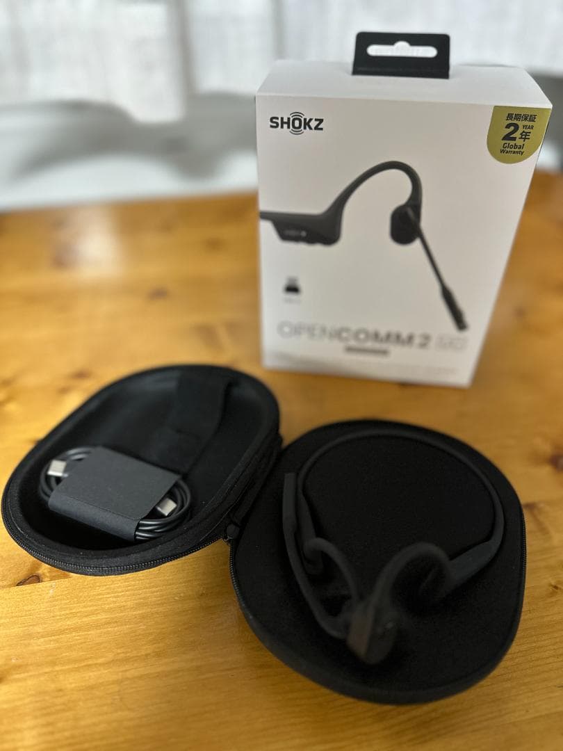 SHOKZ OPENCOMM2 骨伝導ヘッドセット 2025Upgrade