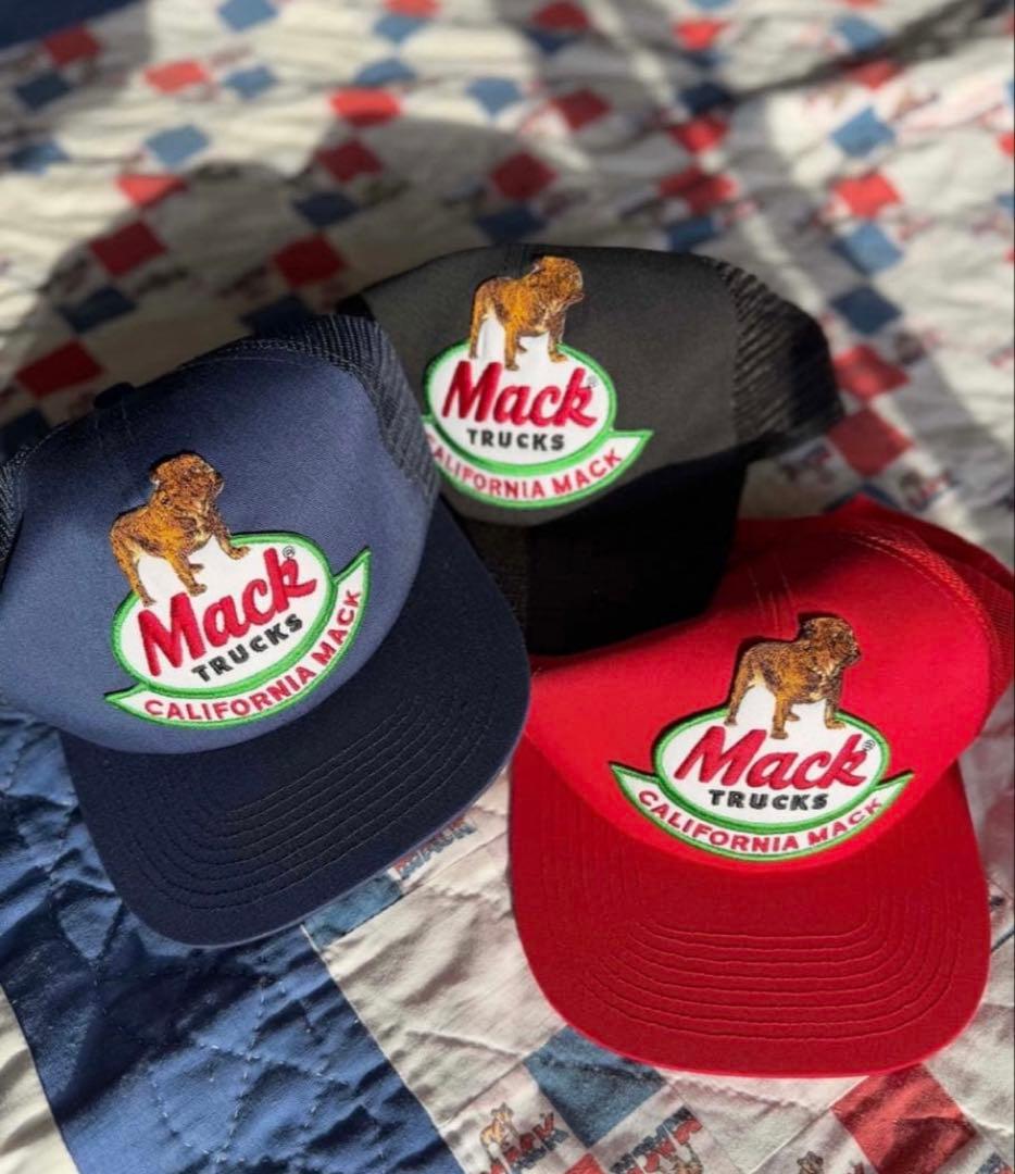 Fj mack trucks トラッカーキャップ　ブラック