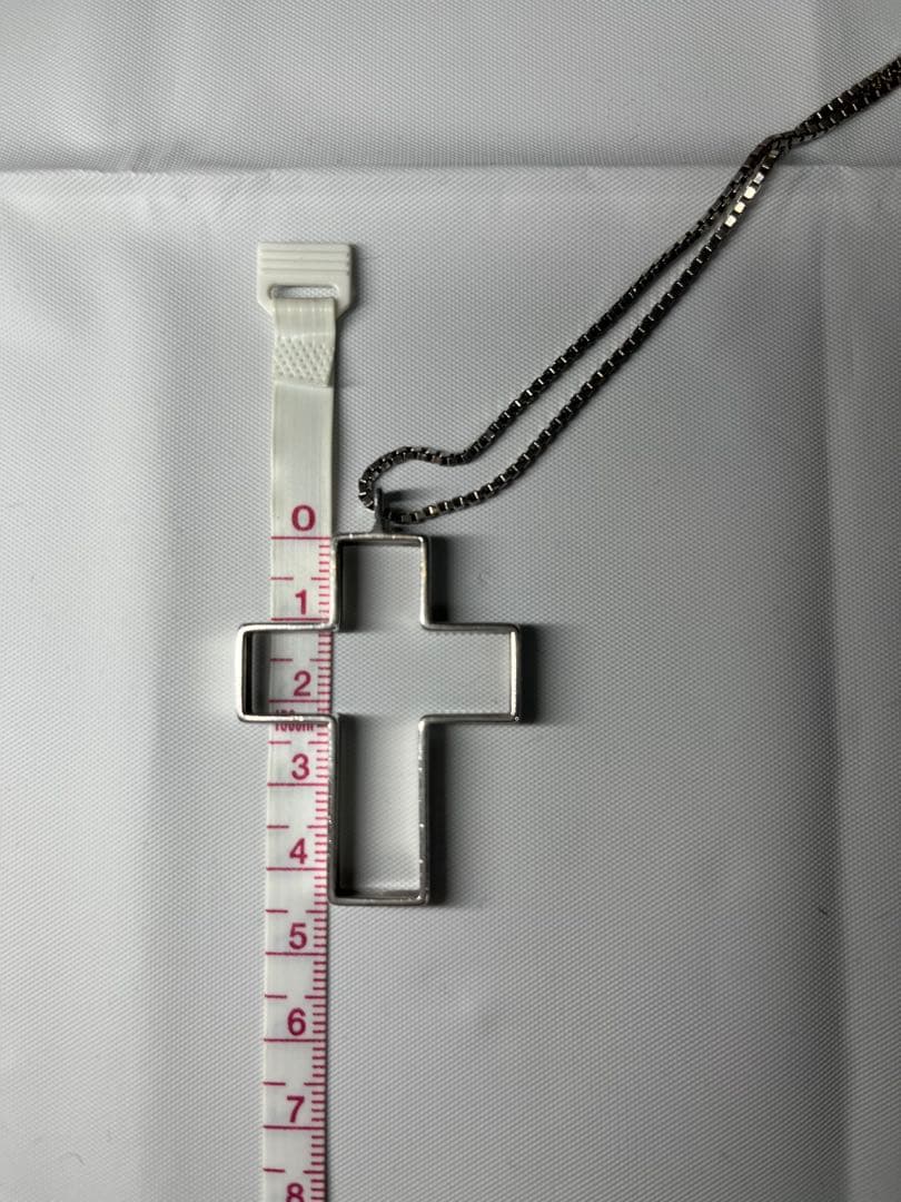 GUCCI グッチ オープンクロスネックレス