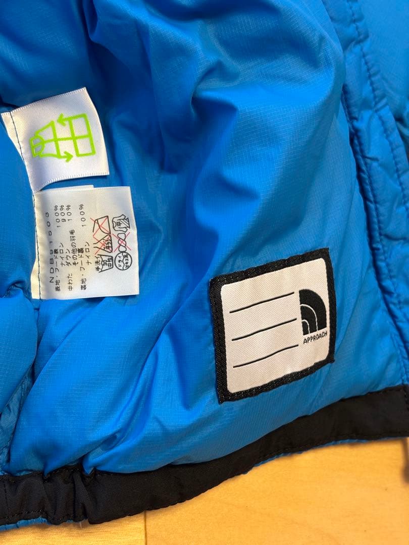 【送料込・美品】THE NORTH FACE フード付きダウンジャケット80cm