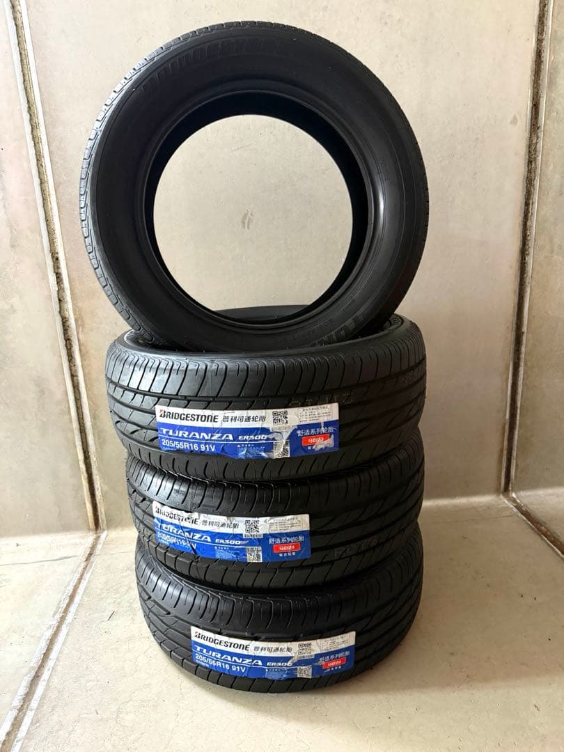 タイヤ・ホイール BRIDGESTONE 205/55R16 91V TURANZA ER300