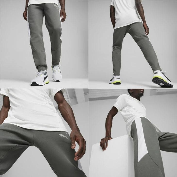 PUMA（プーマ）メンズ エヴォストライプ フーディ＆パンツ（未着用）