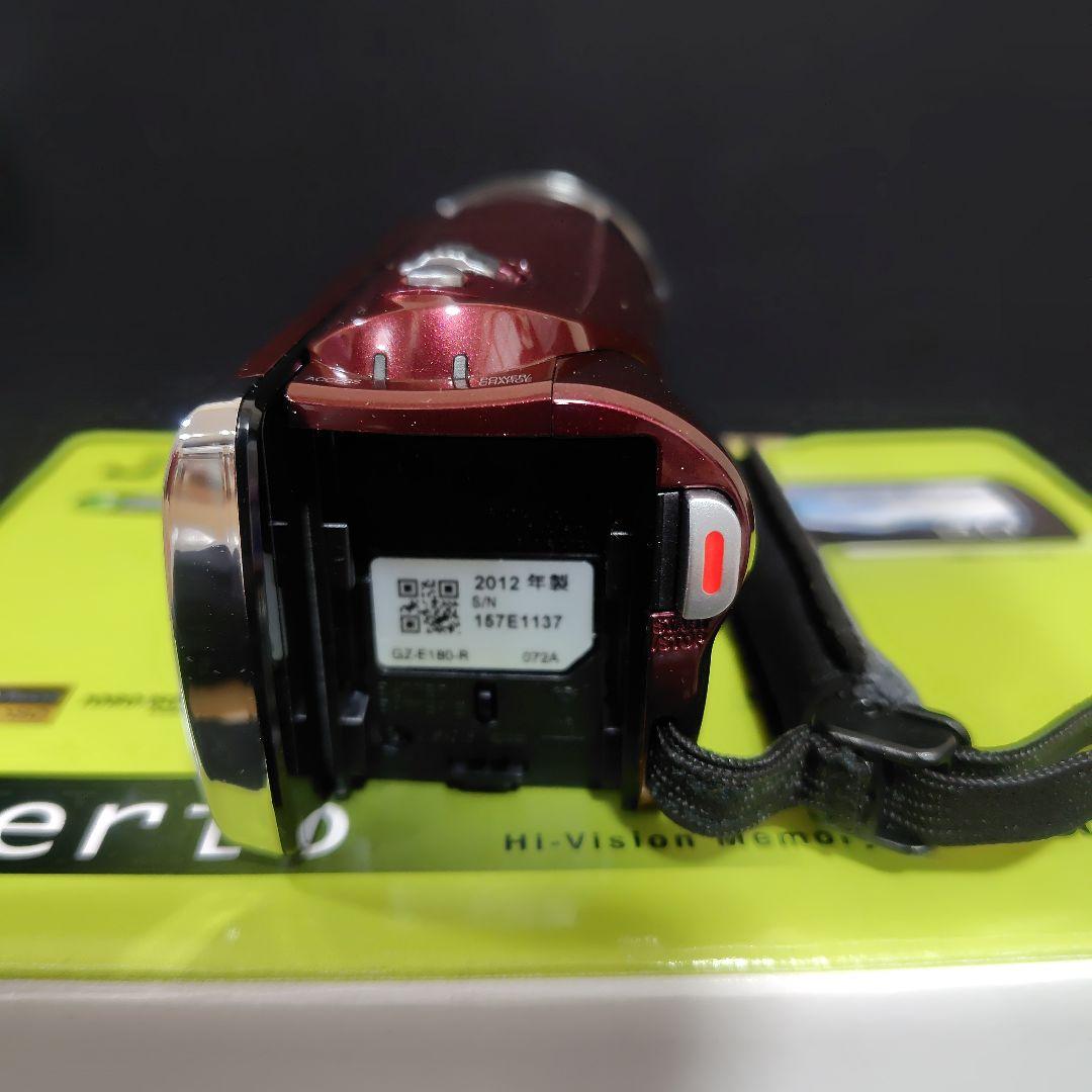 【美品】JVC Everio エブリオ 　ビデオカメラ GZ-E180-R