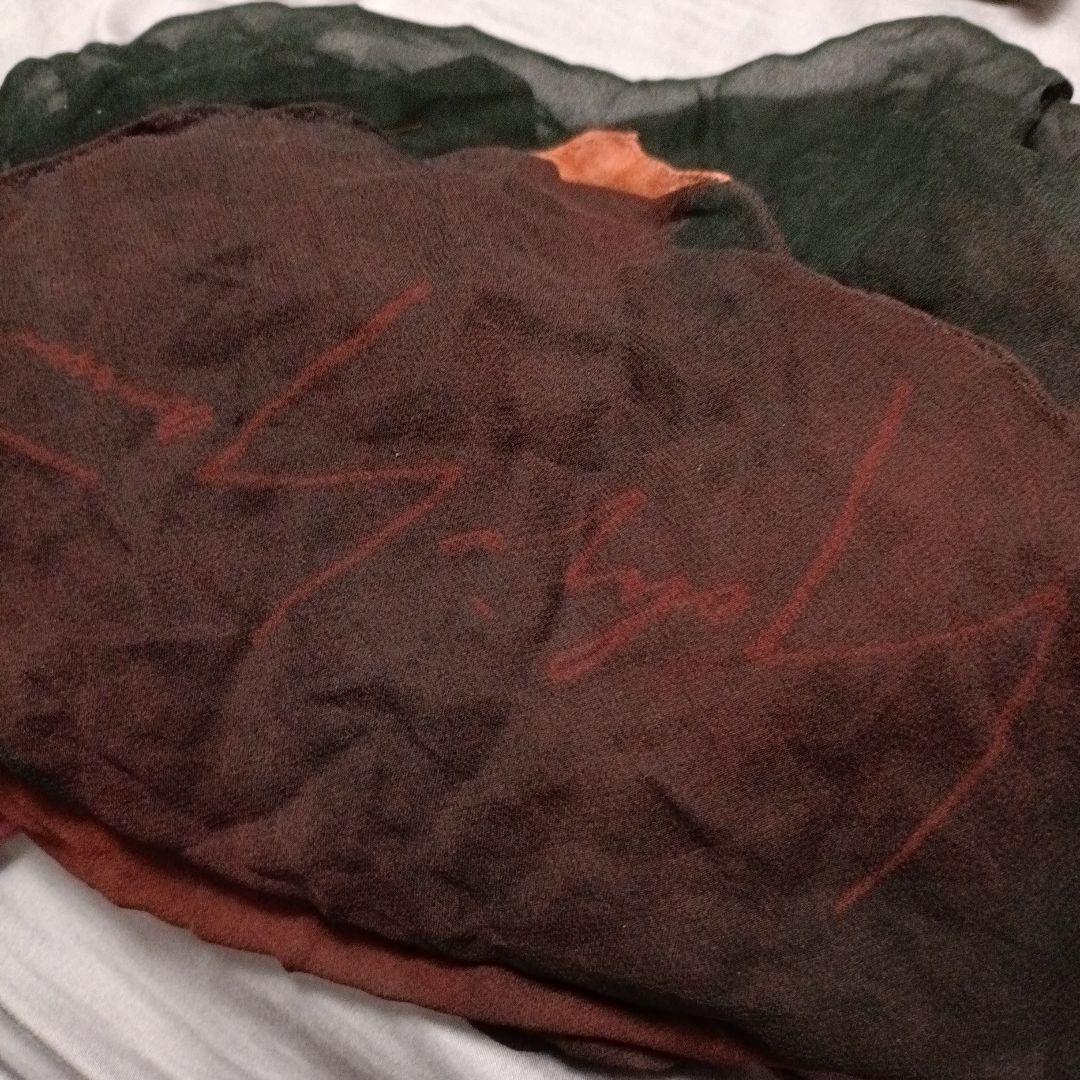 未使用　Yohji Yamamoto シルクストール　シグネチャー