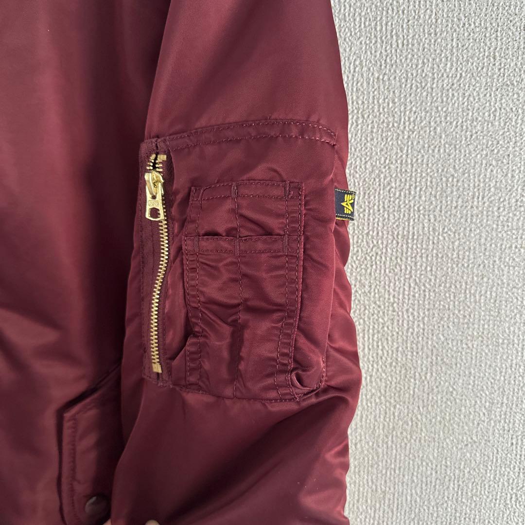 美品✨ ALPHA INDUSTRIES MA-1 フライトジャケット ブルゾン