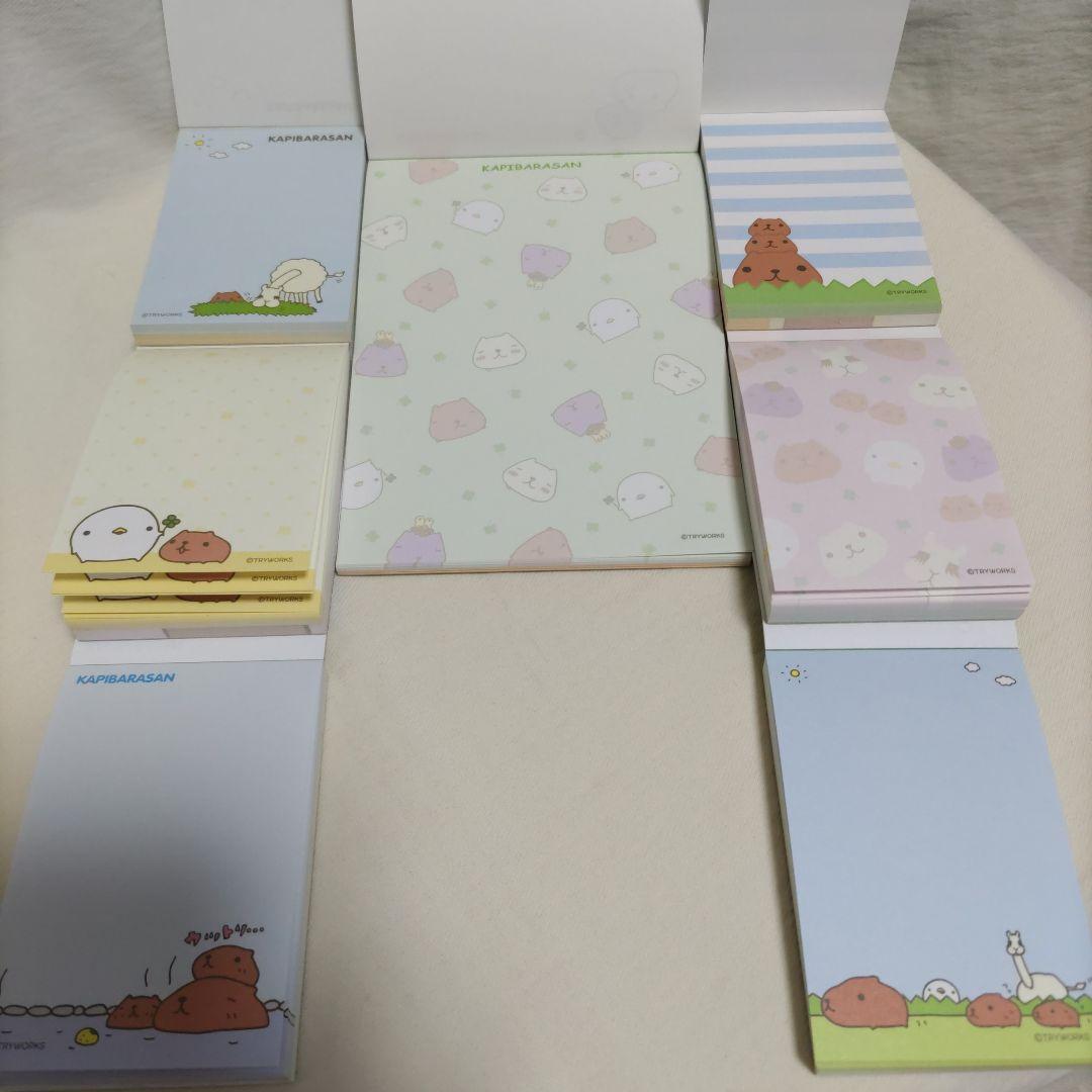 カピバラさん メモ帳 ミニメモ ブロックメモ ロールシール まとめ売り