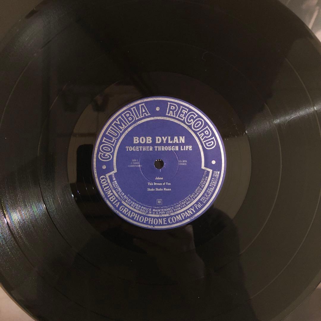 LP ボブ・ディラン／トゥゲザー・スルー・ライフ　CD付属