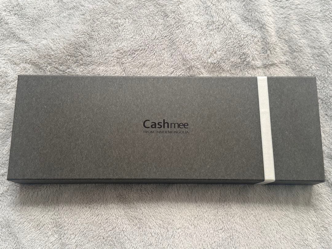 Cashmee カシミヤ マフラー グレー