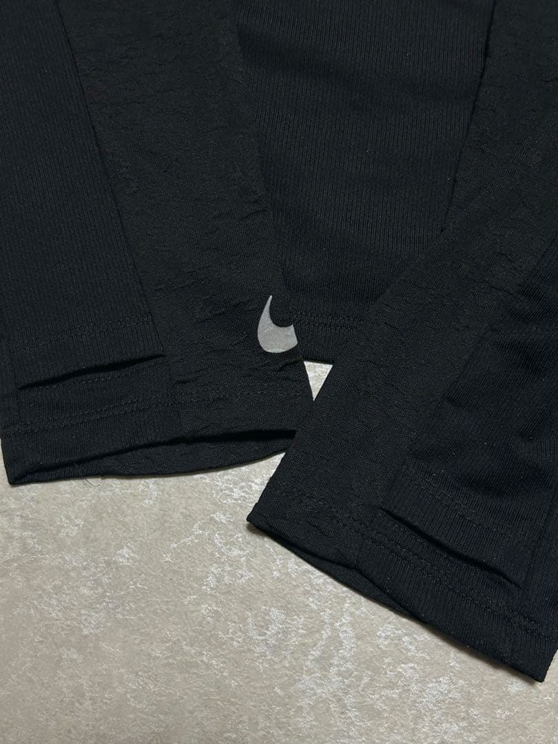 ハーフジップ NIKE RUN DIVISION シャツジャケット M ブラック