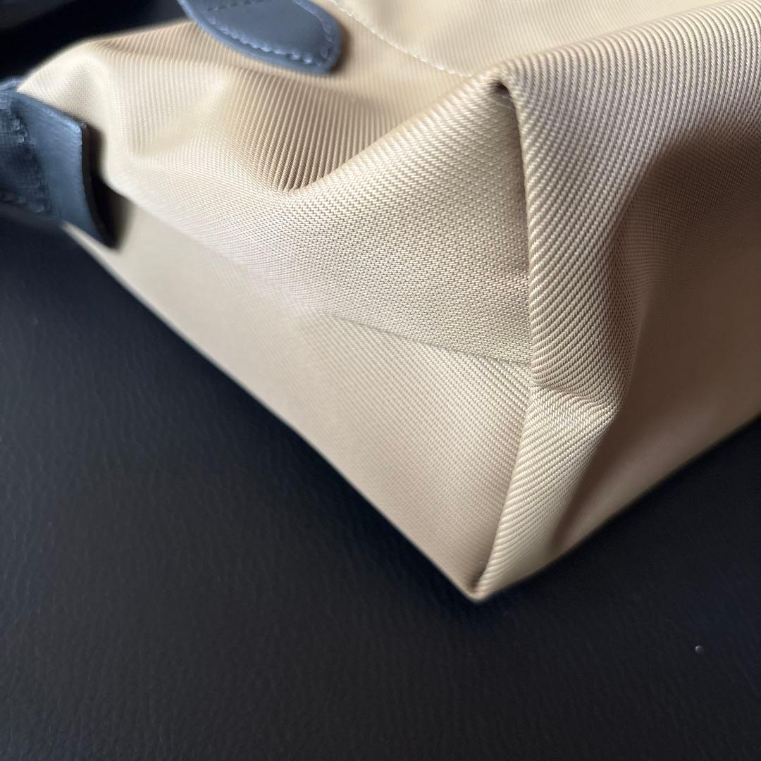 LONGCHAMP ナイロン レザー バッグ
