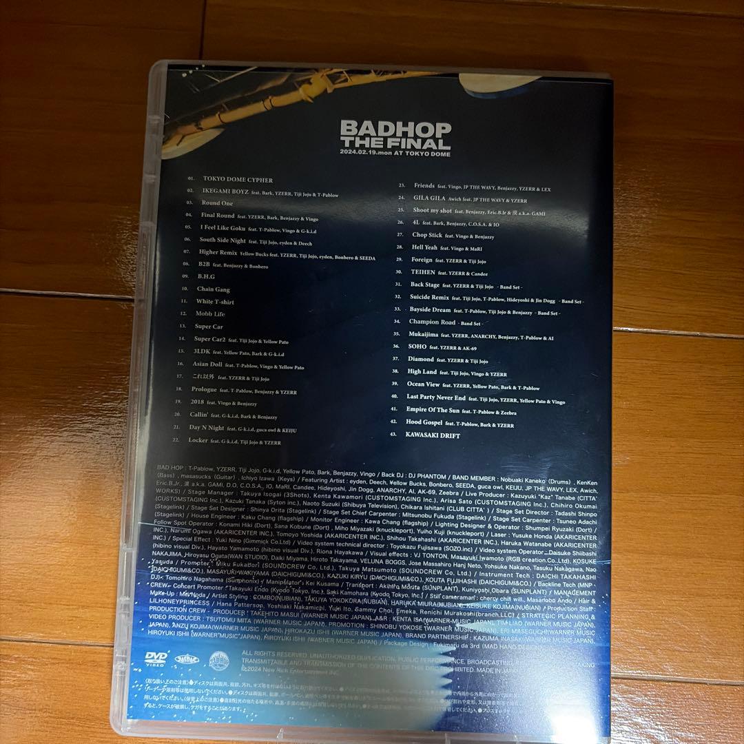 BADHOP 東京ドームライブDVD