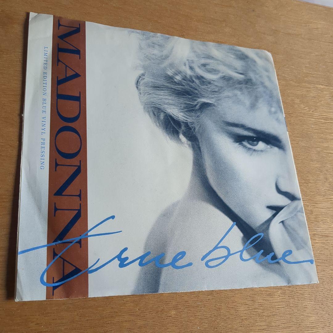 マドンナ　Madonna　True Blue　7\"　ブルーカラーレコード　輸入盤