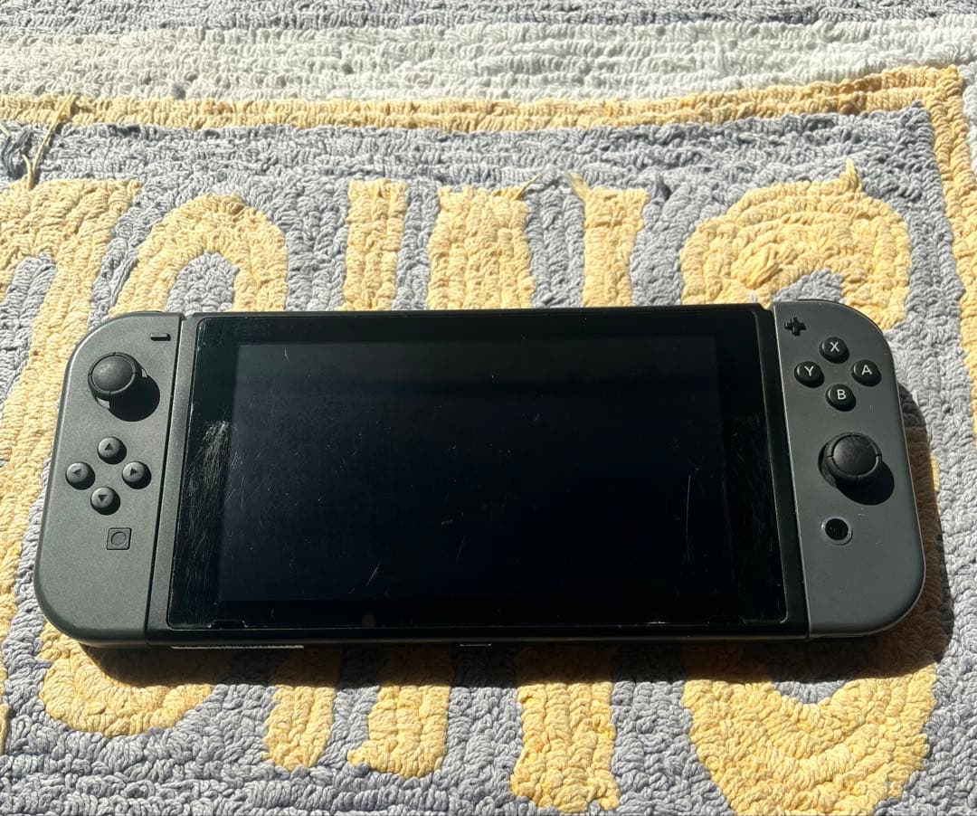 Nintendo Switch グレー 本体【画面保護フィルム有】