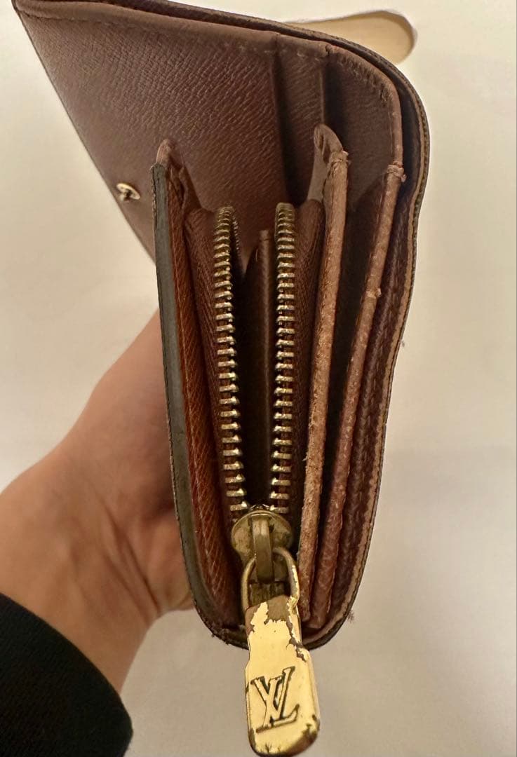 LOUIS VUITTON2つ折り財布 モノグラム ポルトモネジップ