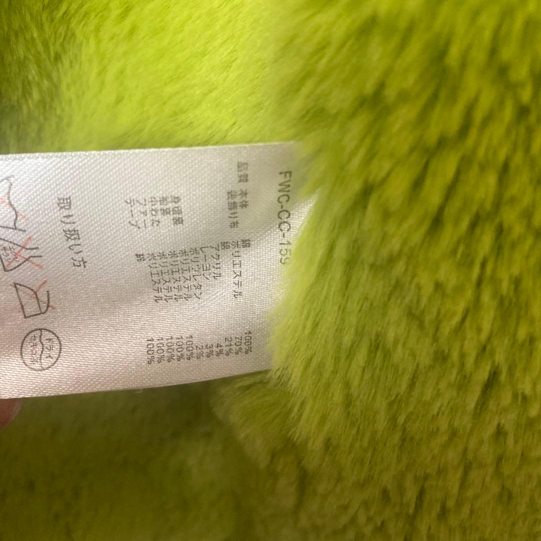 グッドデザイン古着ビッグネイティブデザイン×ミリタリーカーキ裏ボアモッズコート