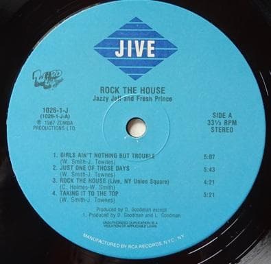 洋楽 DJ JAZZY JEFF/ROCK THE HOUSE
