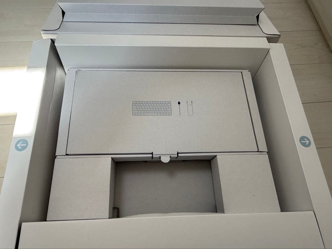 【ほぼ未使用】iMac 24インチ M3（2024）ブルー/付属品完備