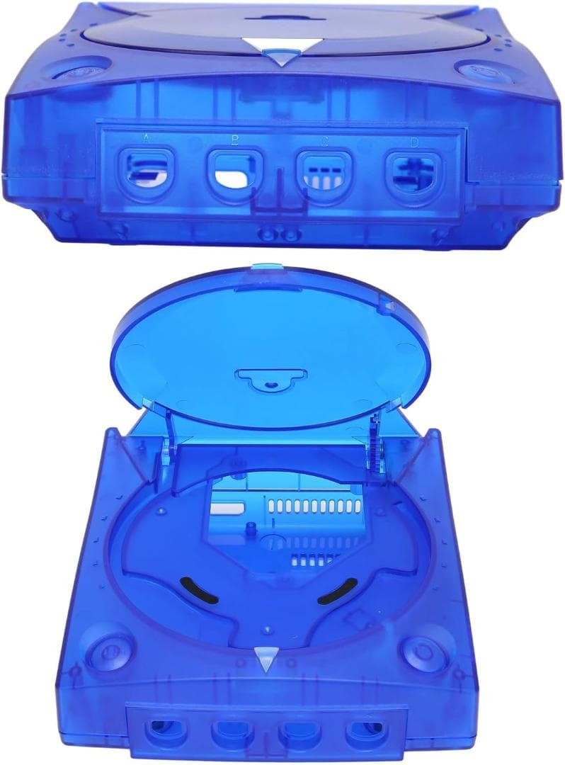 ● Dreamcast DCコンソール用の半透明レトロハウジング
