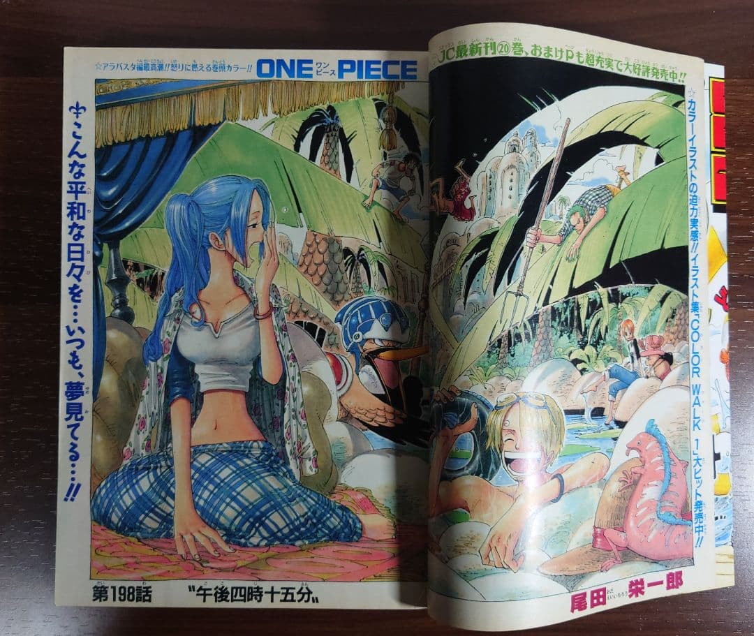 週刊少年ジャンプ 2001年 9月24日 41号 ワンピース表紙＆巻頭カラー希少