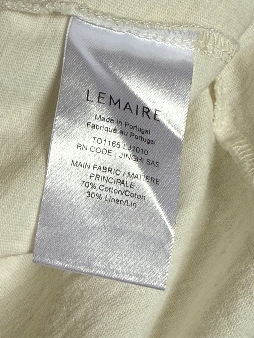 【3/29まで】LEMAIRE 24SS BOXY T-SHIRT CHALK